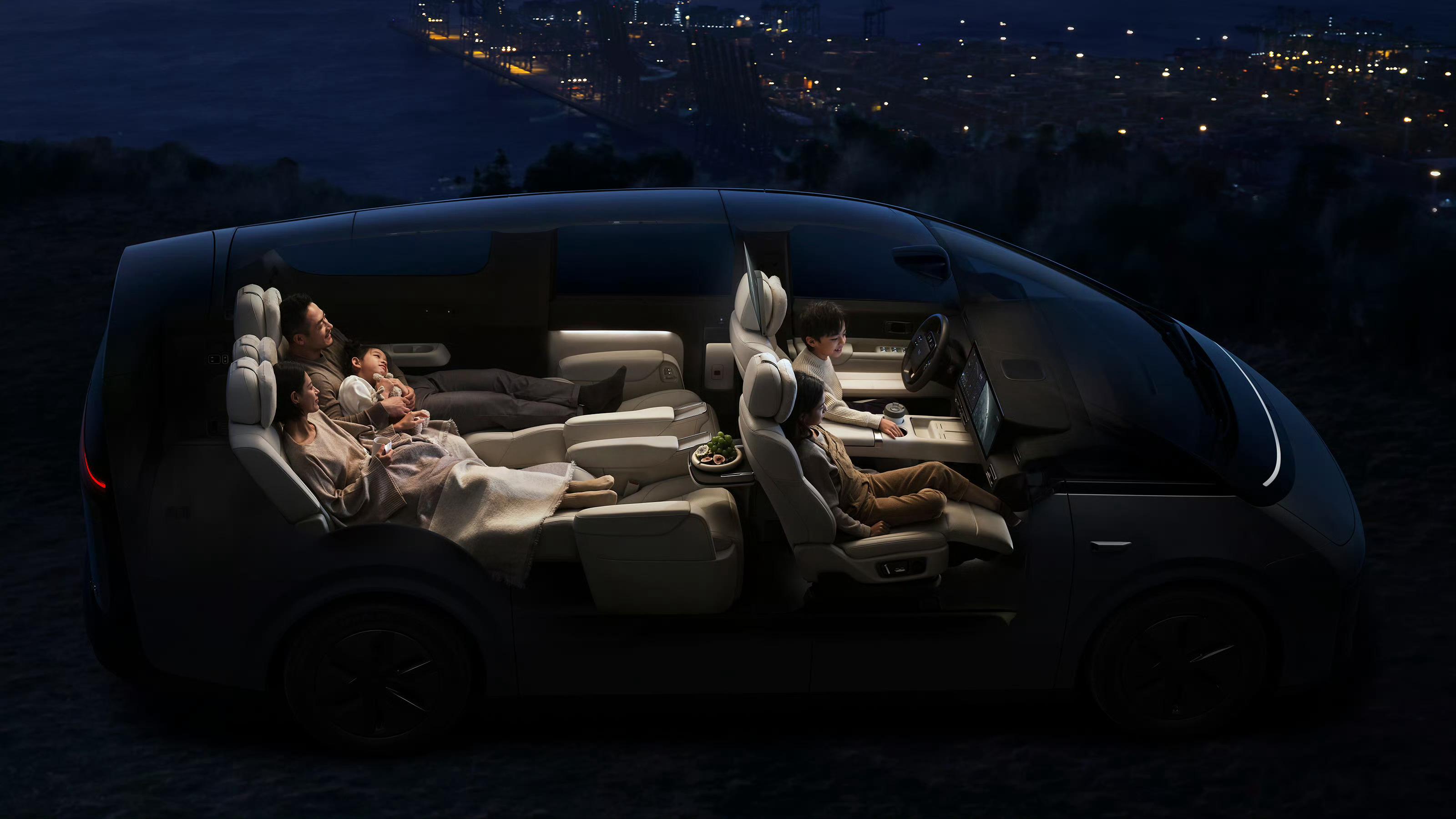 氪009作为参照物,极氪009是极致的第二排舒适,是非常好的商务接待用车