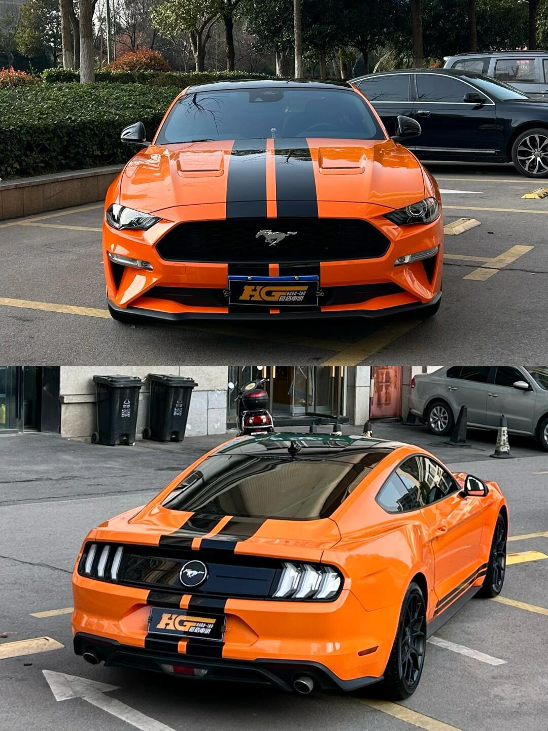 黑橙配色02甜酷感_mustang社区_易车社区