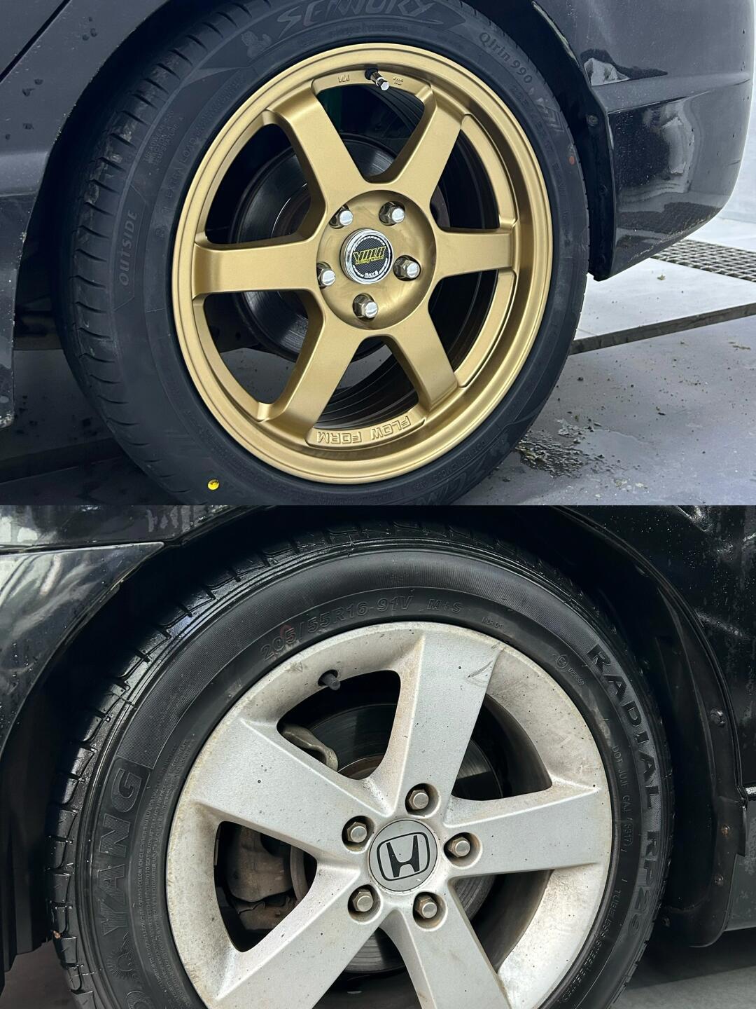 轮毂轮胎大变身,思域瞬间酷起来!_思域社区_易车社区