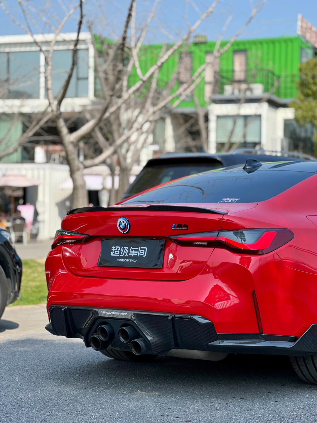 宝马m4改色案例之ax多伦多红_宝马m4社区_易车社区