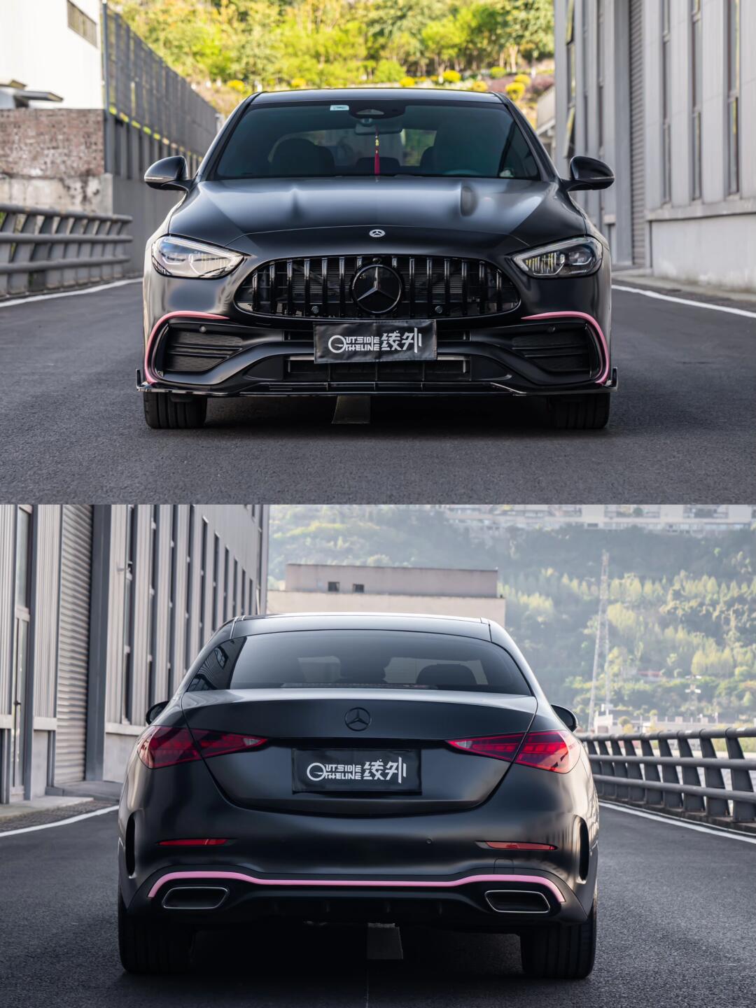 哑光黑,黑到极致就是帅_奔驰c级社区_易车社区