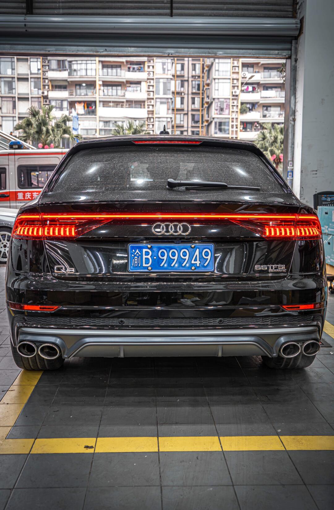 奥迪q8这气场确实有点强