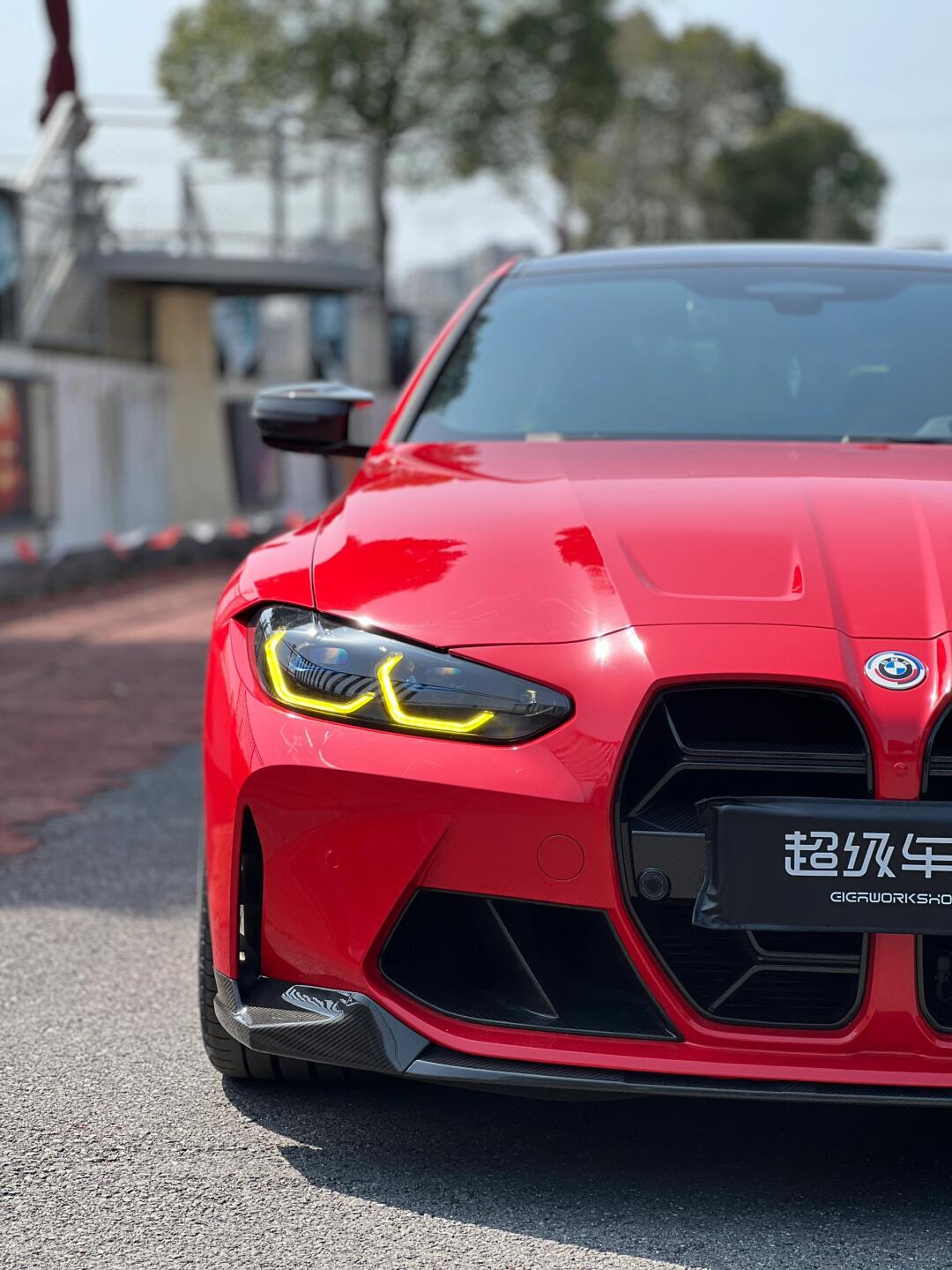 宝马m4改色案例之ax多伦多红_宝马m4社区_易车社区