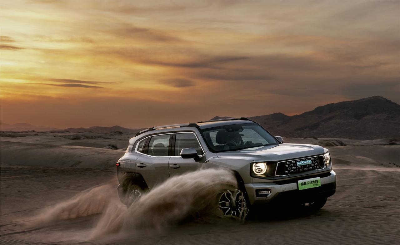 98万,哈弗二代大狗hi4版上市. 这台新能源轻越野车主要进行动力和智能