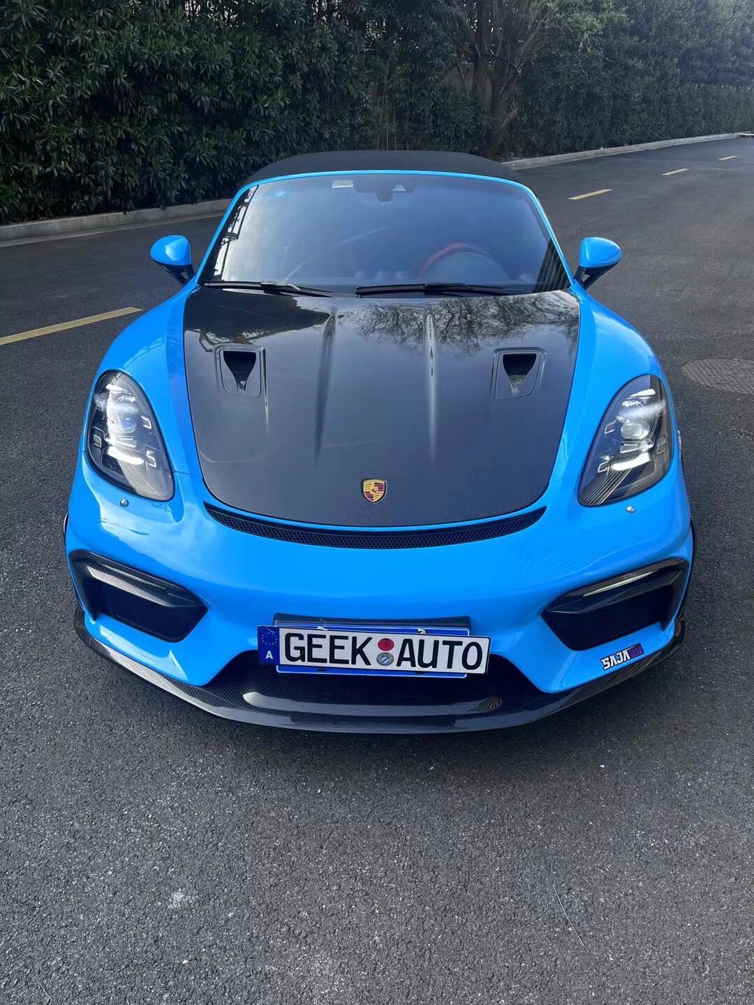 保时捷718改装升级gt4 rs包围套件