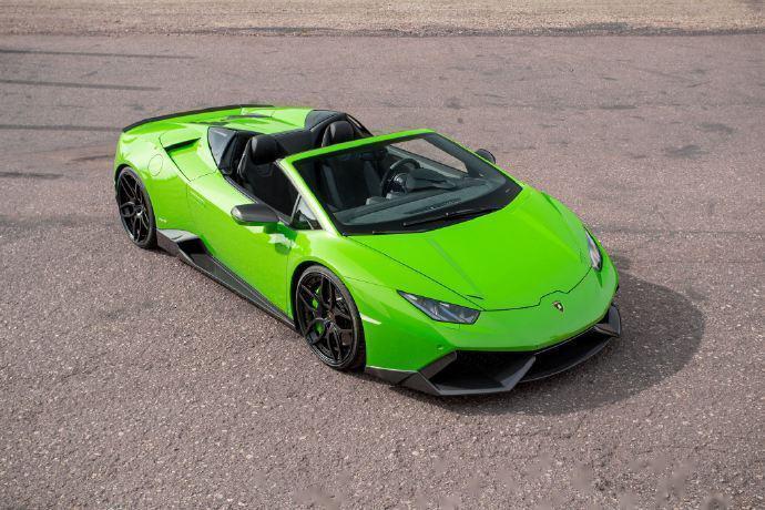 稀有色兰博基尼huracan spyder ,很漂亮!_有钱人的社区_易车社区