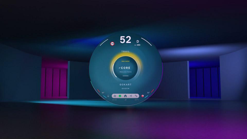 谁能想到,mini圆形oled屏还能打碟?_mini countryman社区_易车社区