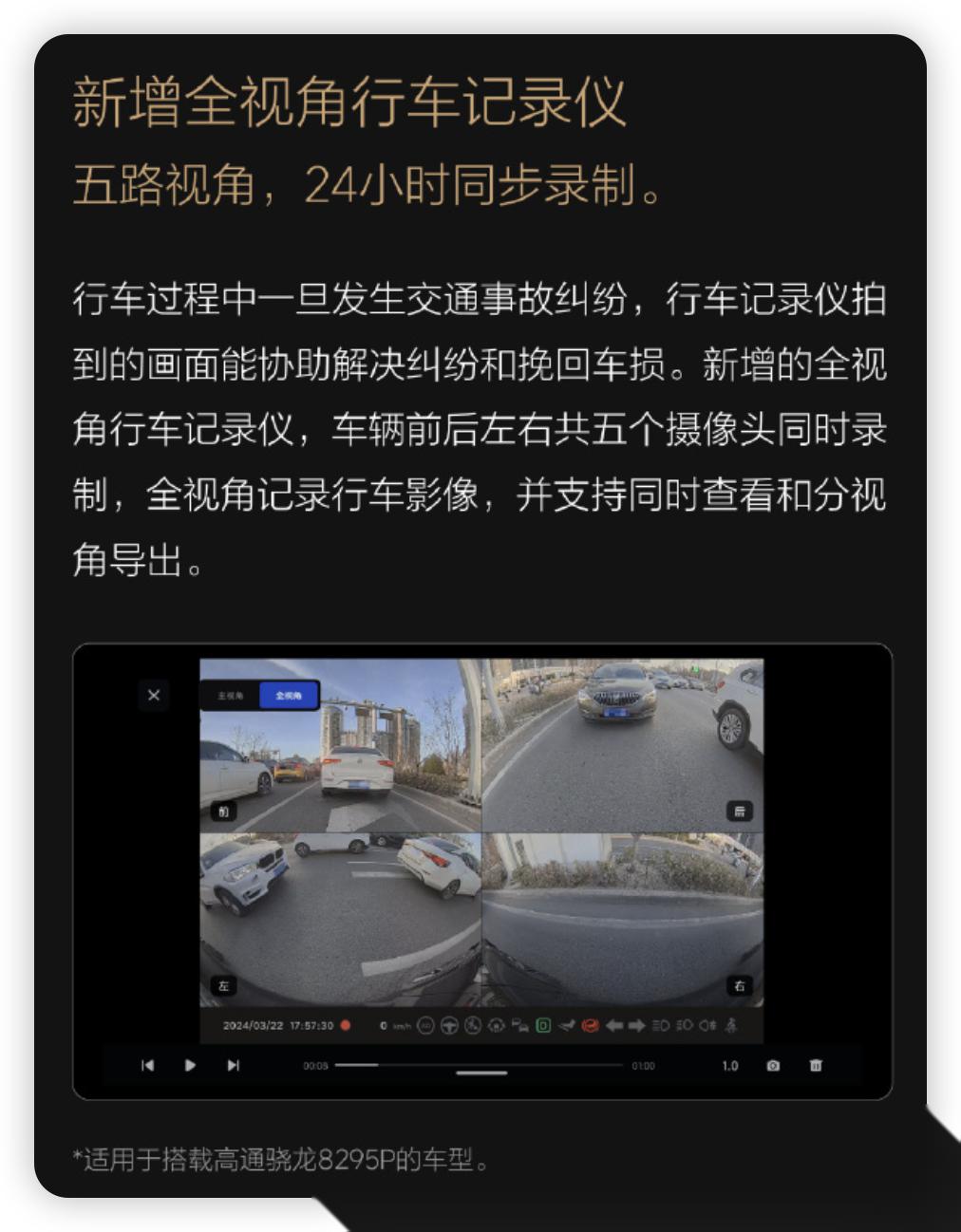 理性分析关于五路行车记录仪的事情 先聊一下整体的功能情况 智能驾驶