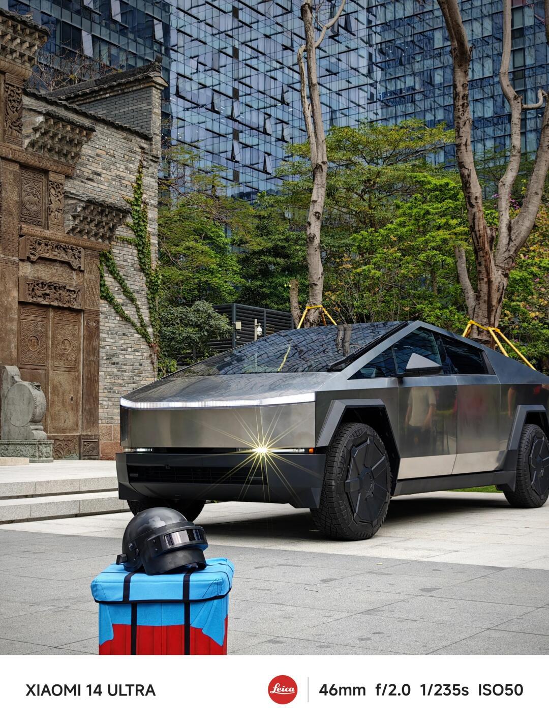 跨时空碰撞?特斯拉cybertruck闪现科兴