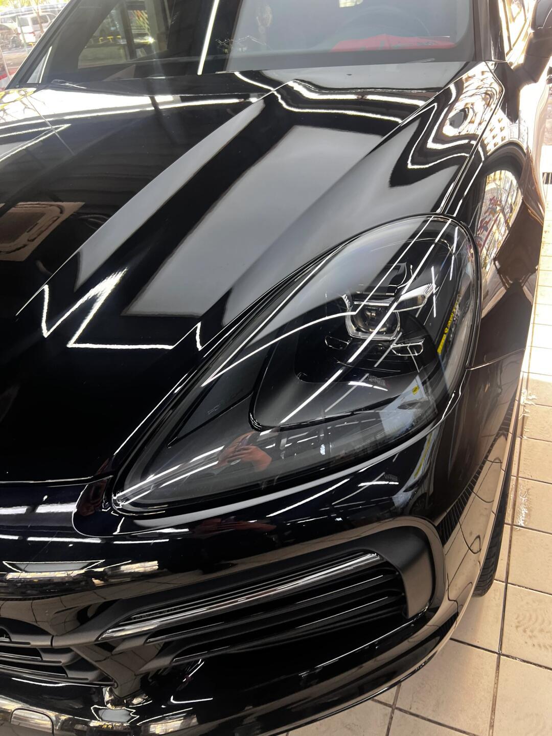 卡宴升级顶级矩阵大灯 熏黑尾灯_保时捷cayenne社区_易车社区