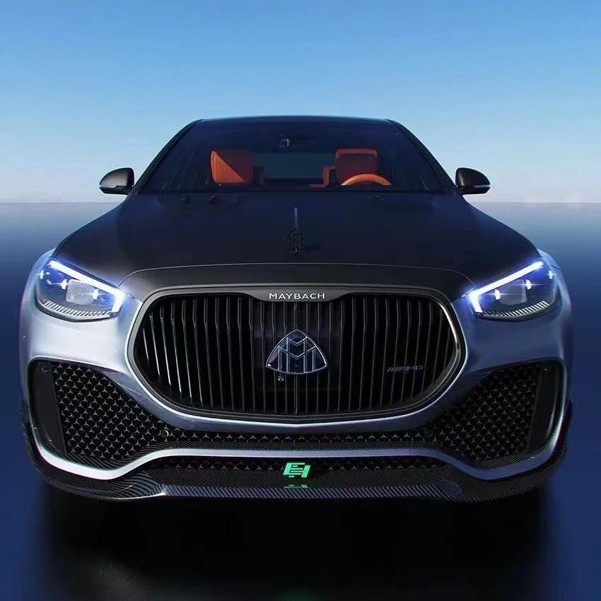 迈巴赫s900 外观方面,迈巴赫s900车身尺寸宽敞,车长为6米,车宽2.