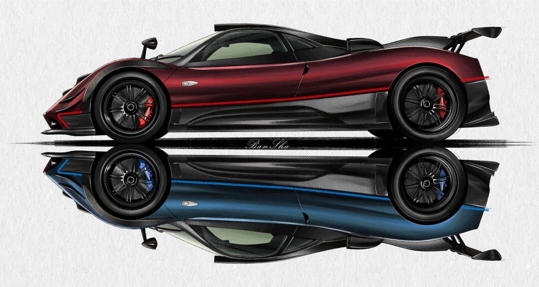 徒手打印碳纤维,手绘帕加尼_有钱人的社区_易车社区