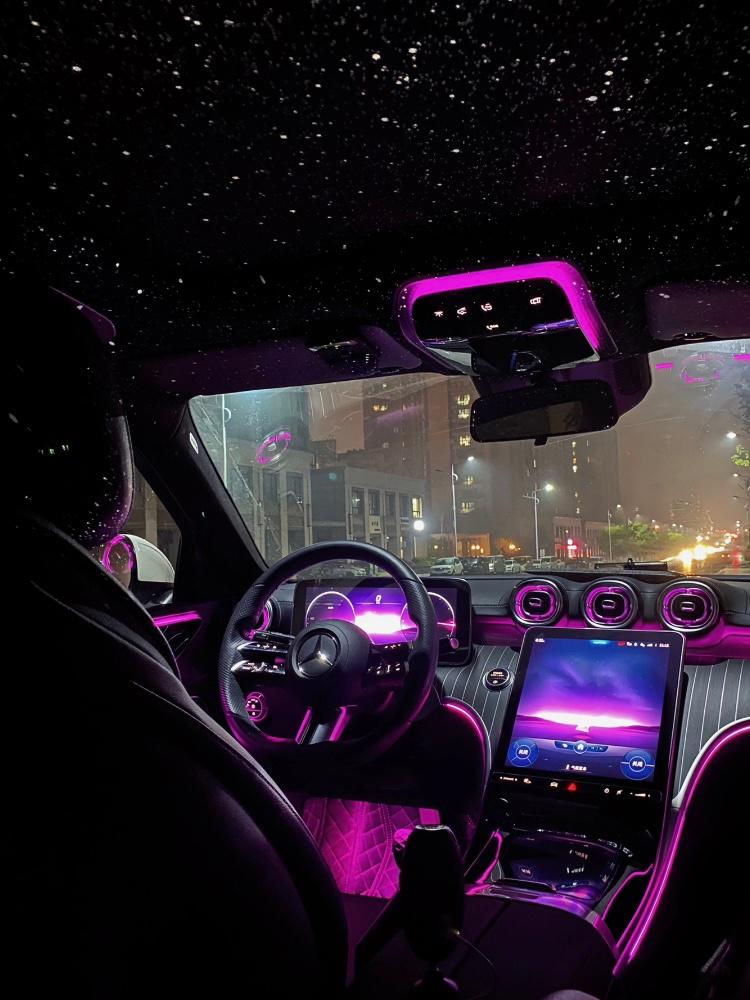 星空车顶78这种氛围感简直太浪漫 安静的享受车里的独处时光讼 好