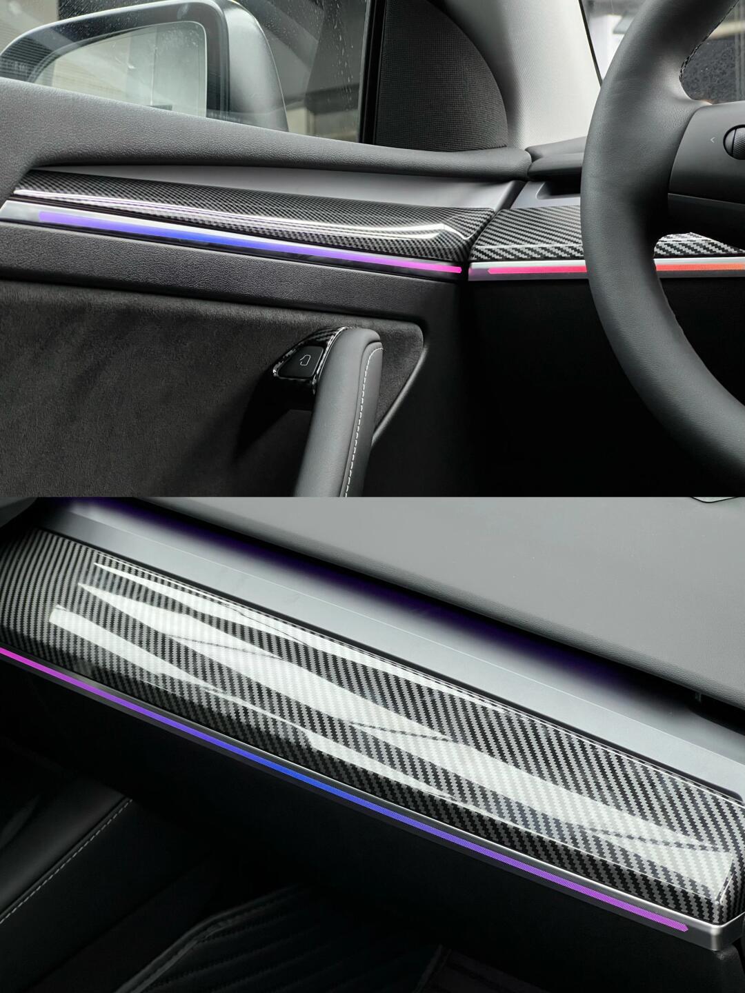 model3动态镭雕氛围灯