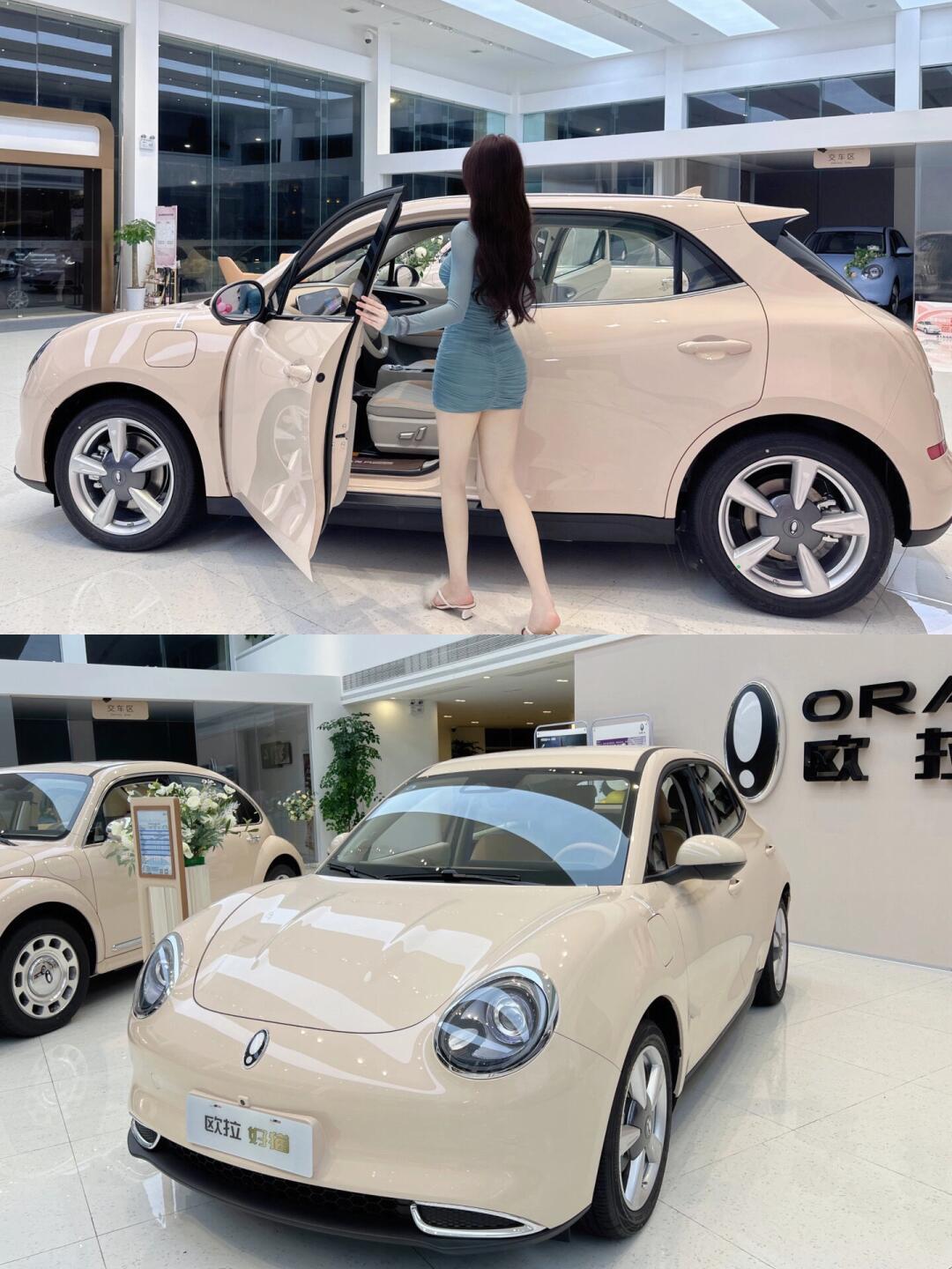 泉州11w77落地96超懂女生的梦幻奶油粉小车车|||07电车真香警告