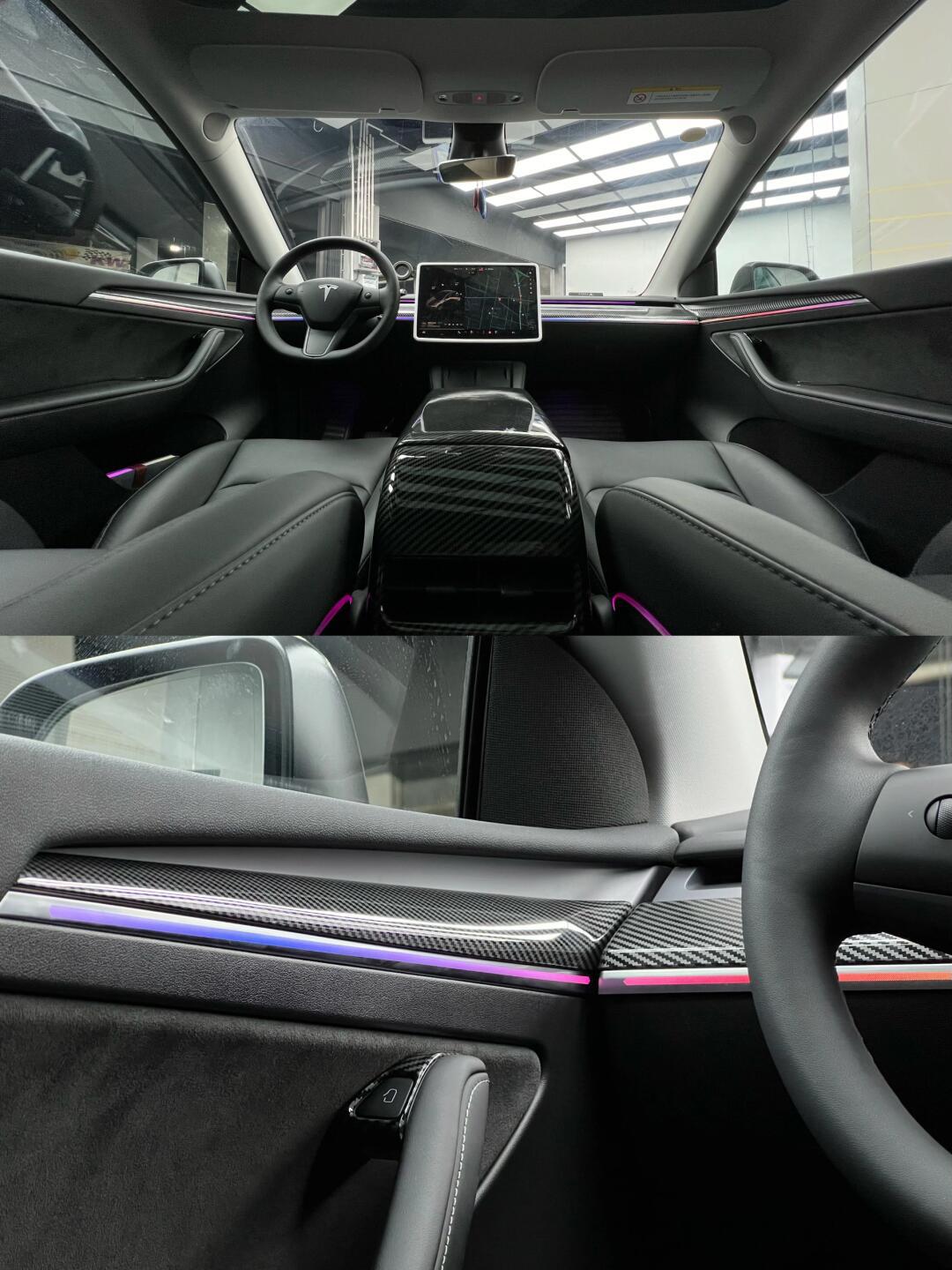 model3动态镭雕氛围灯