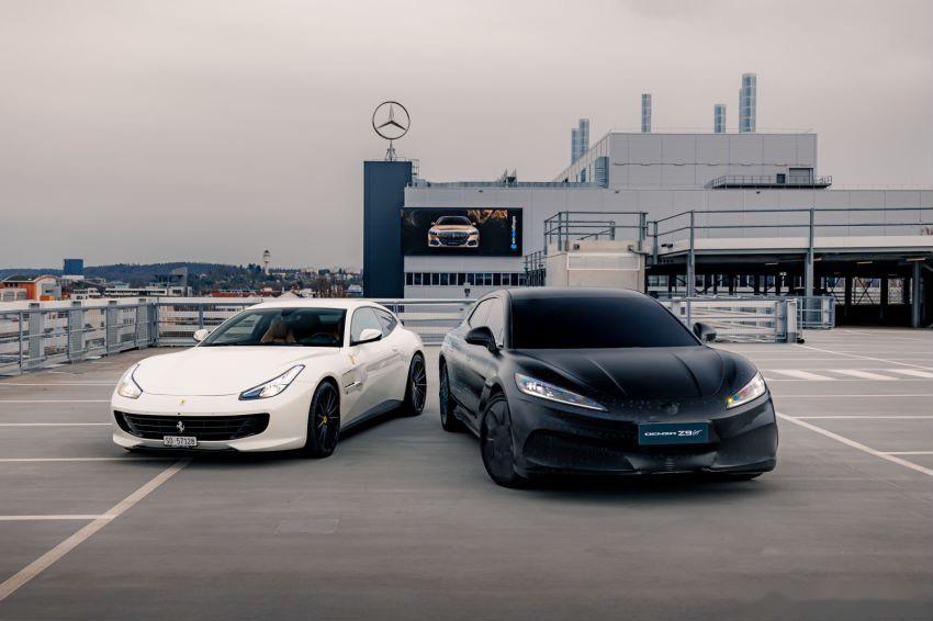 看这样子就是款百万级大型豪华gt轿车呢.