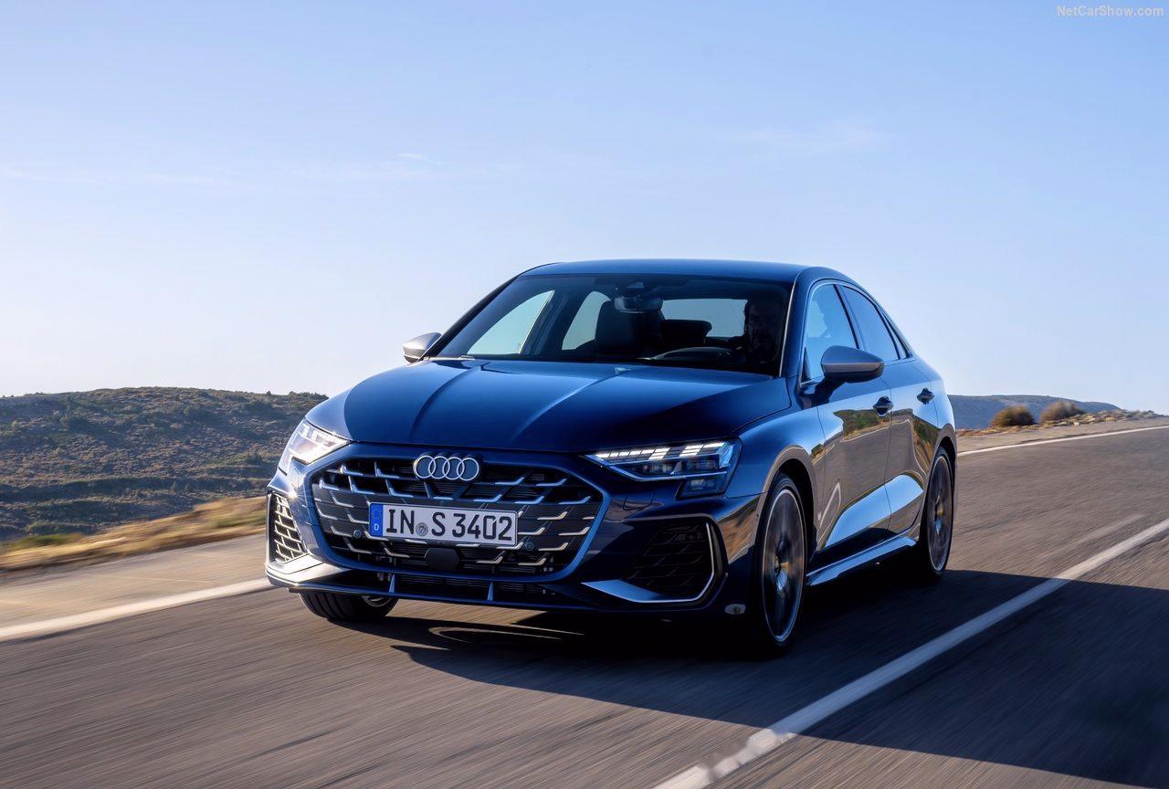 【第二季度上市 新款奥迪s3家族官图发布】新车外观延续了新款奥迪a3