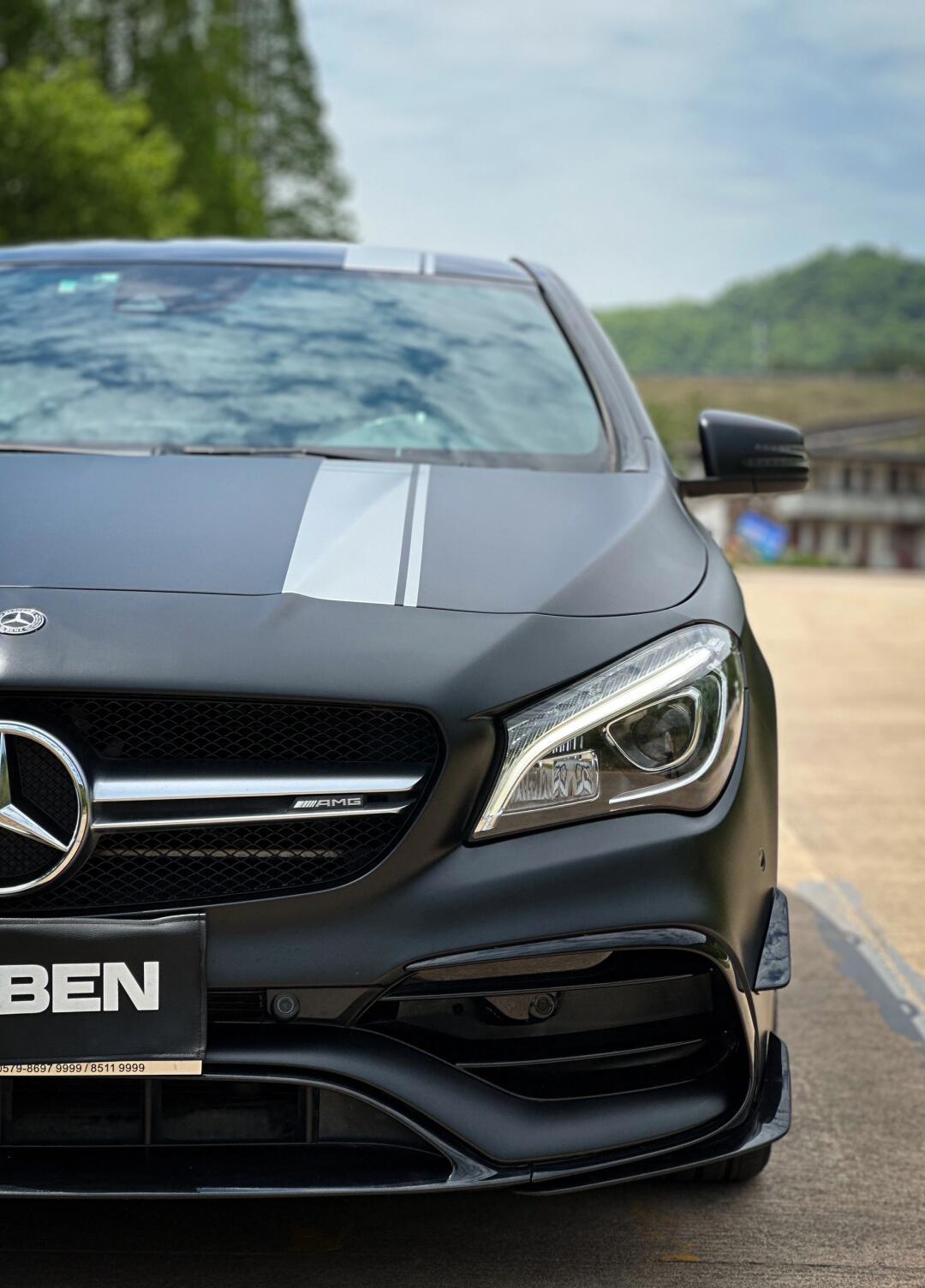 黑武士钢炮-奔驰cla45(哑黑)