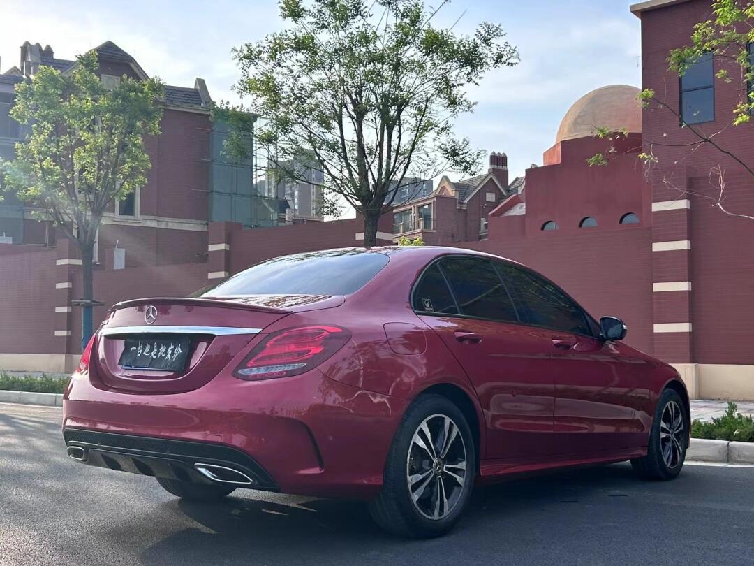17年奔驰c200运动 非常好看的红色_奔驰c级社区_易车社区