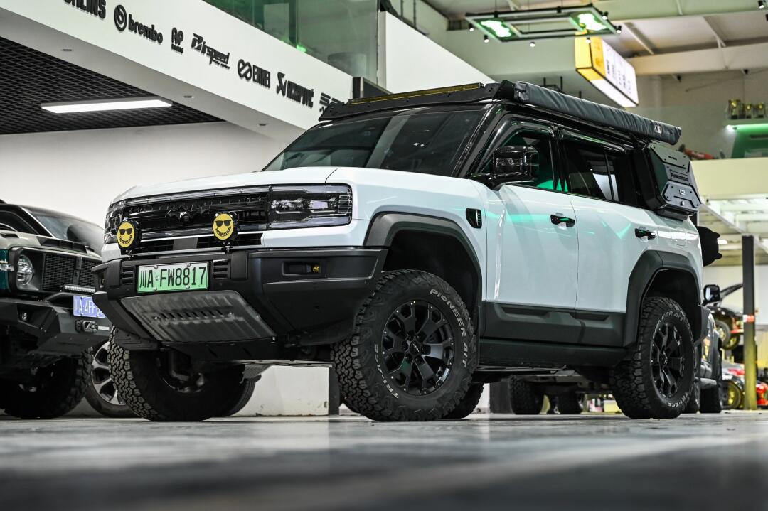 可以下地库的方程豹豹五车顶平台雪豹_奔驰c级社区_易车社区