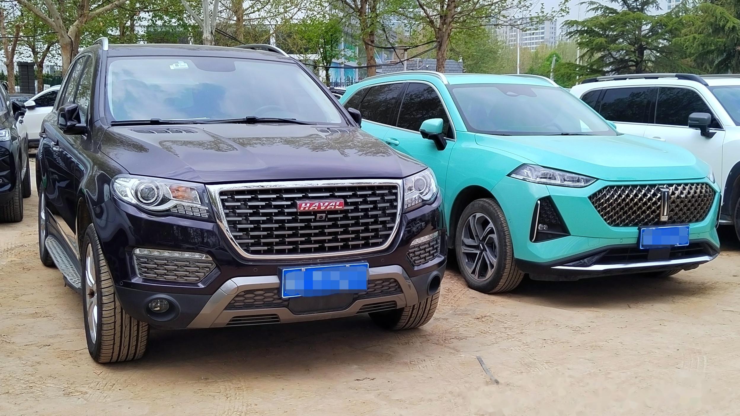 咦～ 这是我的梦中情车 学生时代在2017上海过目不忘的紫色哈弗h8 阅