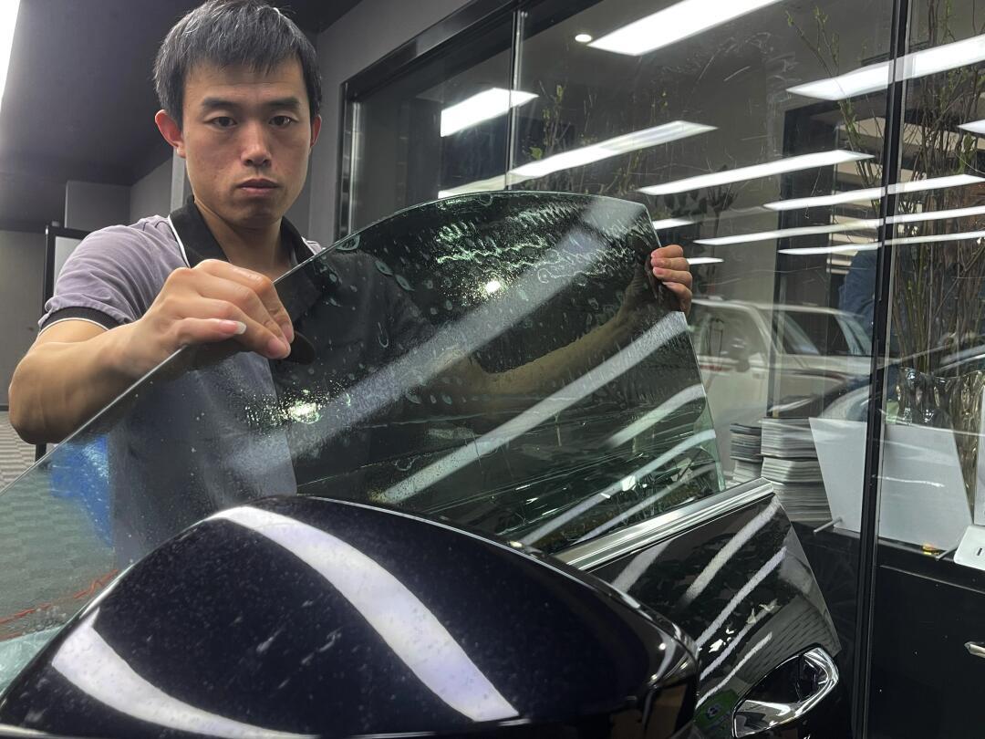 奥迪a7l 施工龙膜玻璃隔热膜_奥迪a7l社区_易车社区