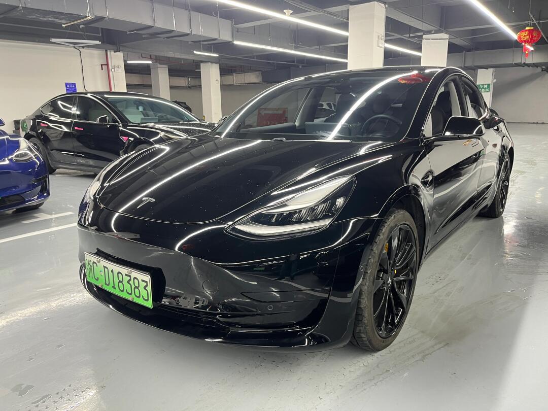 20年特斯拉model3后驱标准续航,2.