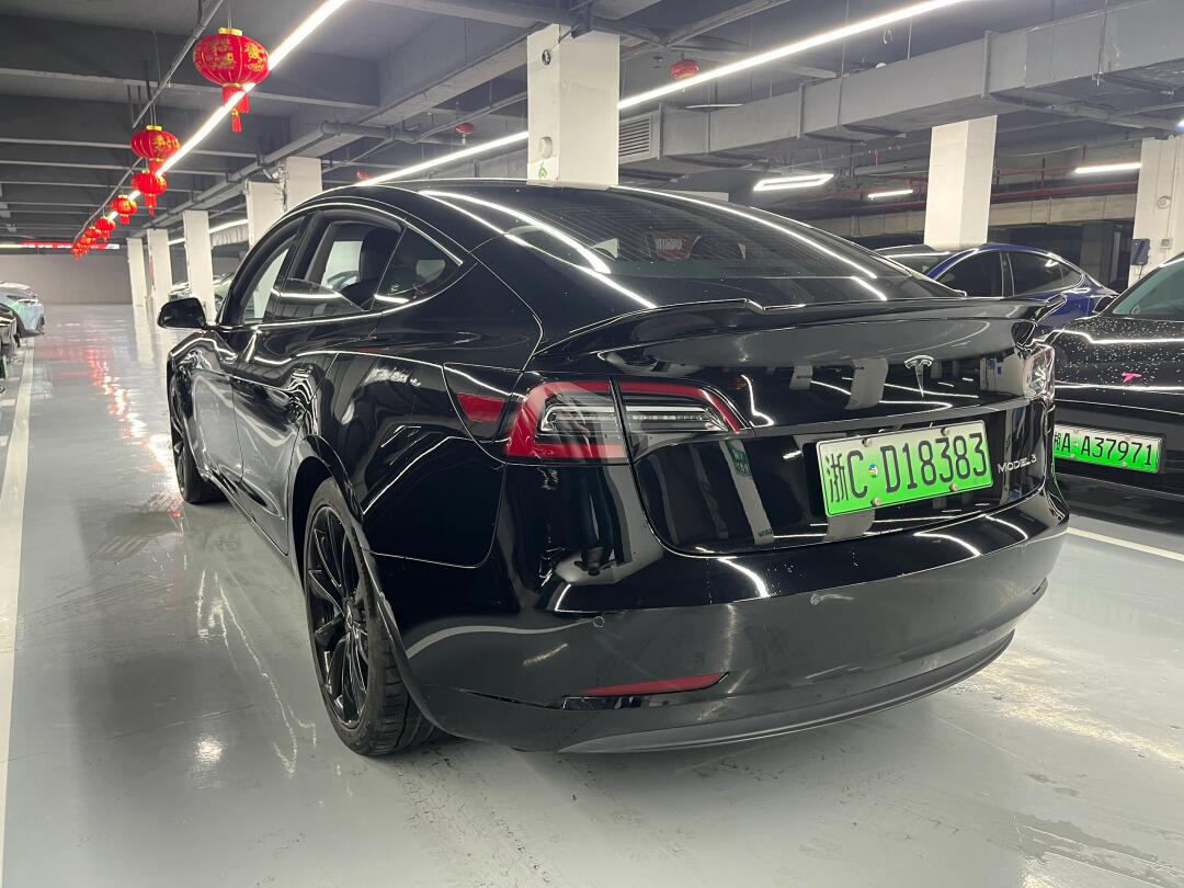 20年特斯拉model3后驱标准续航,2.