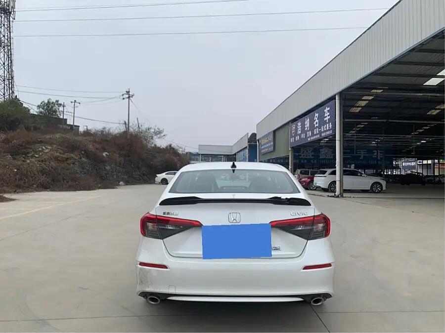 思域2022款 240turbo cvt燃动版 准新车0次过户原厂质保 表显里_思域