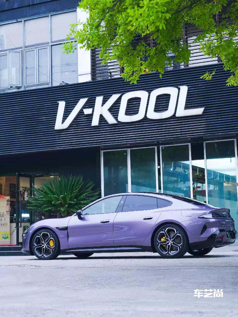 案例展示:霞光紫小米su7装贴威固vk70 k35