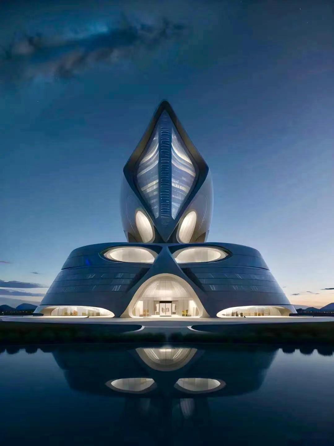 如果车企按照logo建造总部大楼……|||特斯拉,小米新建车标大楼?远看