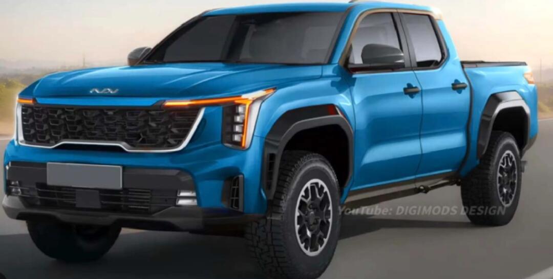 9693起亚霸锐皮卡版tasman即将上市