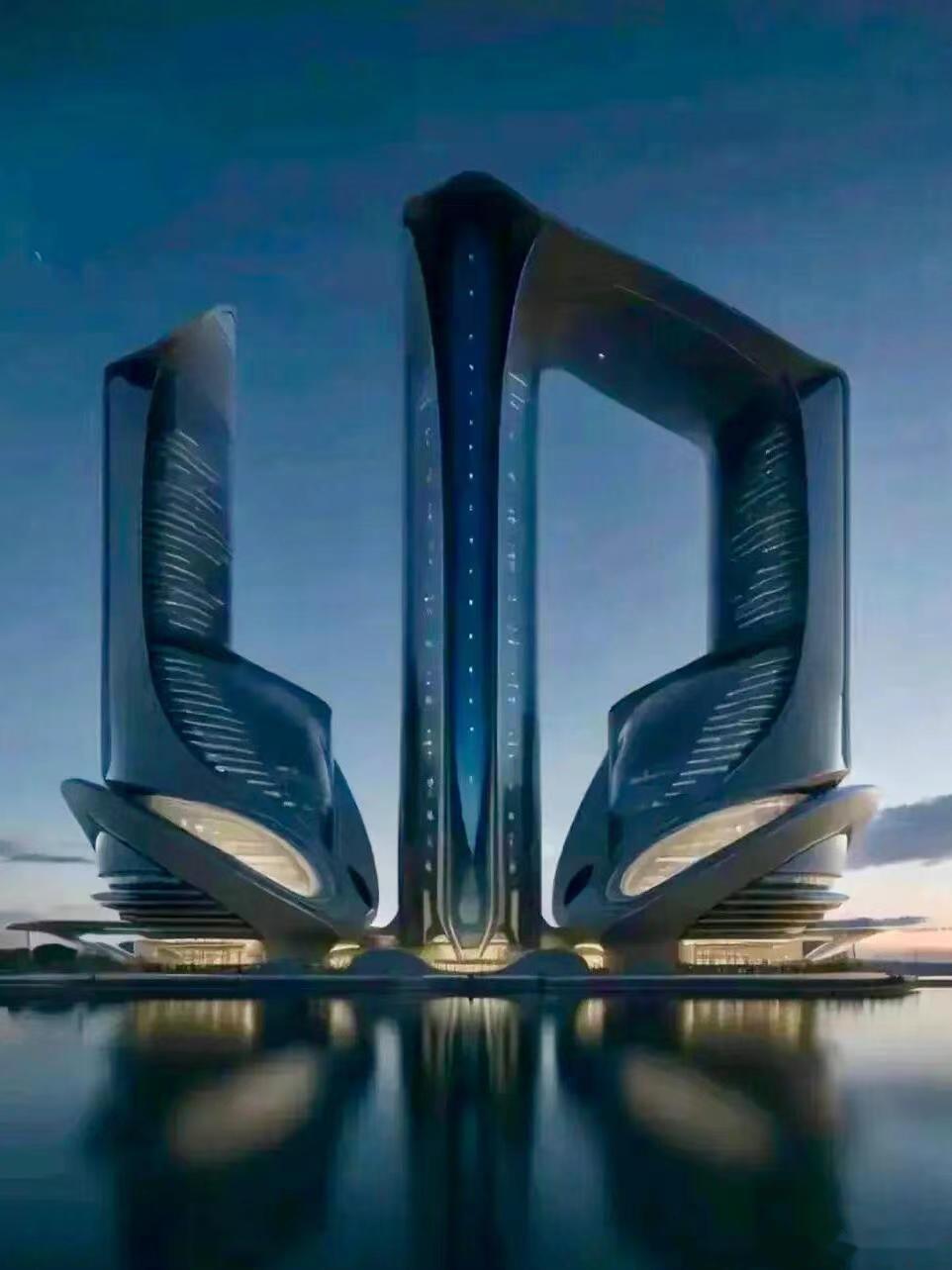 如果车企按照logo建造总部大楼……|||特斯拉,小米新建车标大楼?远看