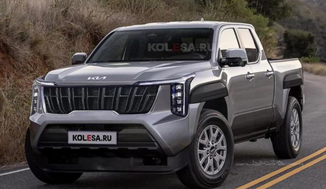 9693起亚霸锐皮卡版tasman即将上市