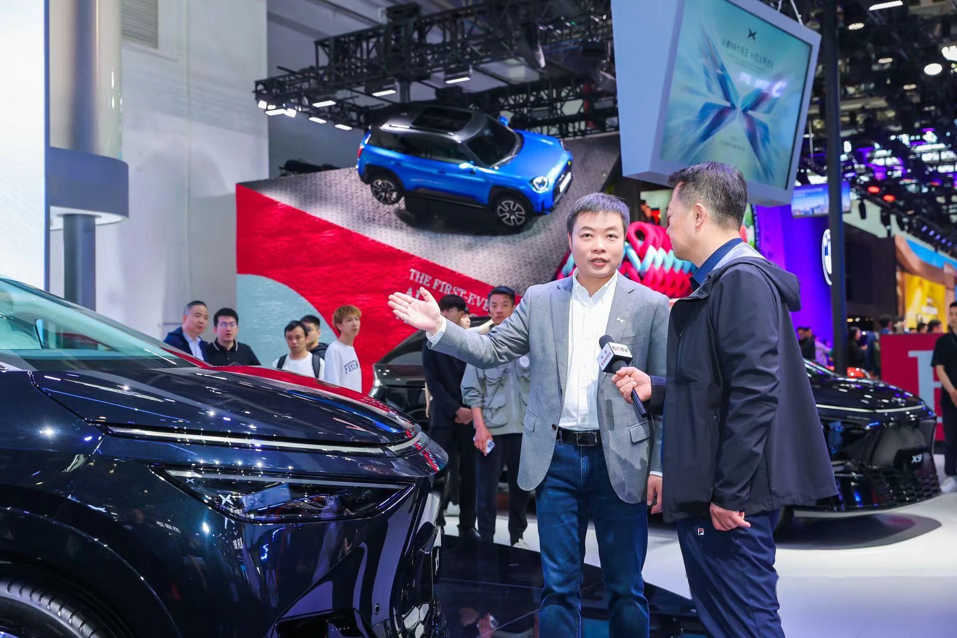 4月25日,北京车展上,小鹏汽车这次主要围绕技术展开.