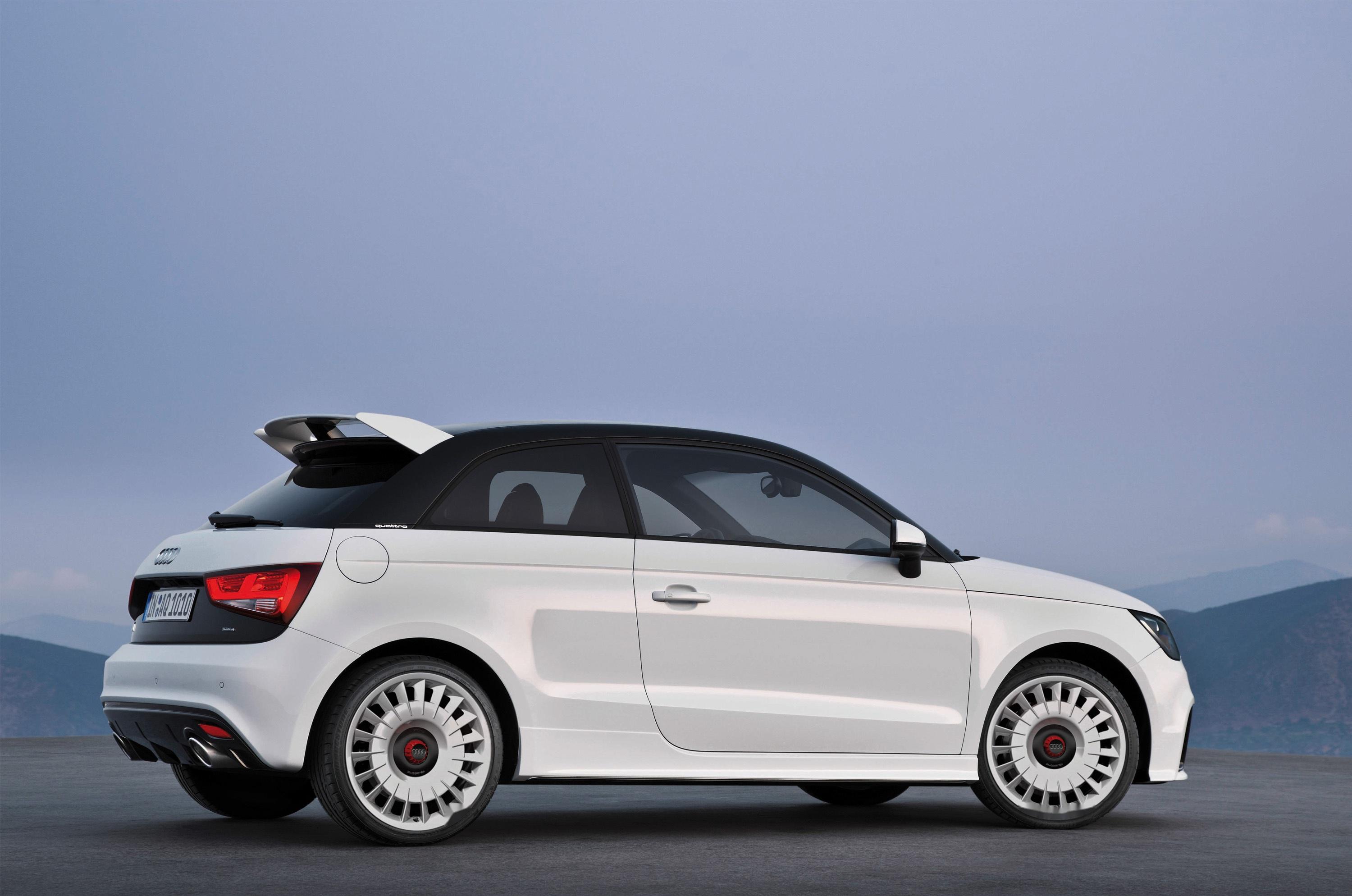 2012年,奥迪基于a1推出了限量333台的a1 quattro.车身