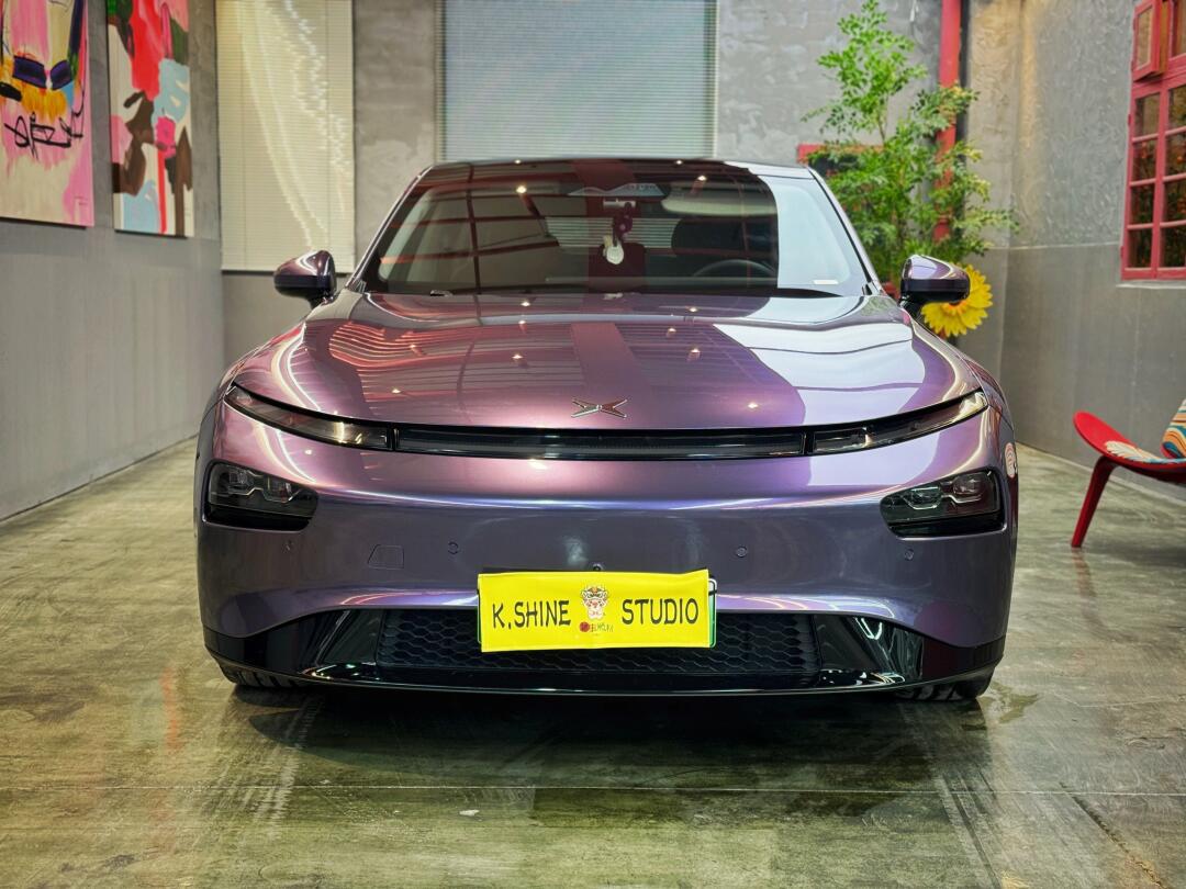 有质感的颜色～ 小鹏p7 紫罗兰灰96