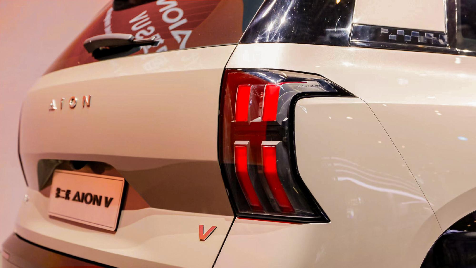 广汽埃安全新第二代aion v在北京车展首发亮相,造型设计由全球化设计