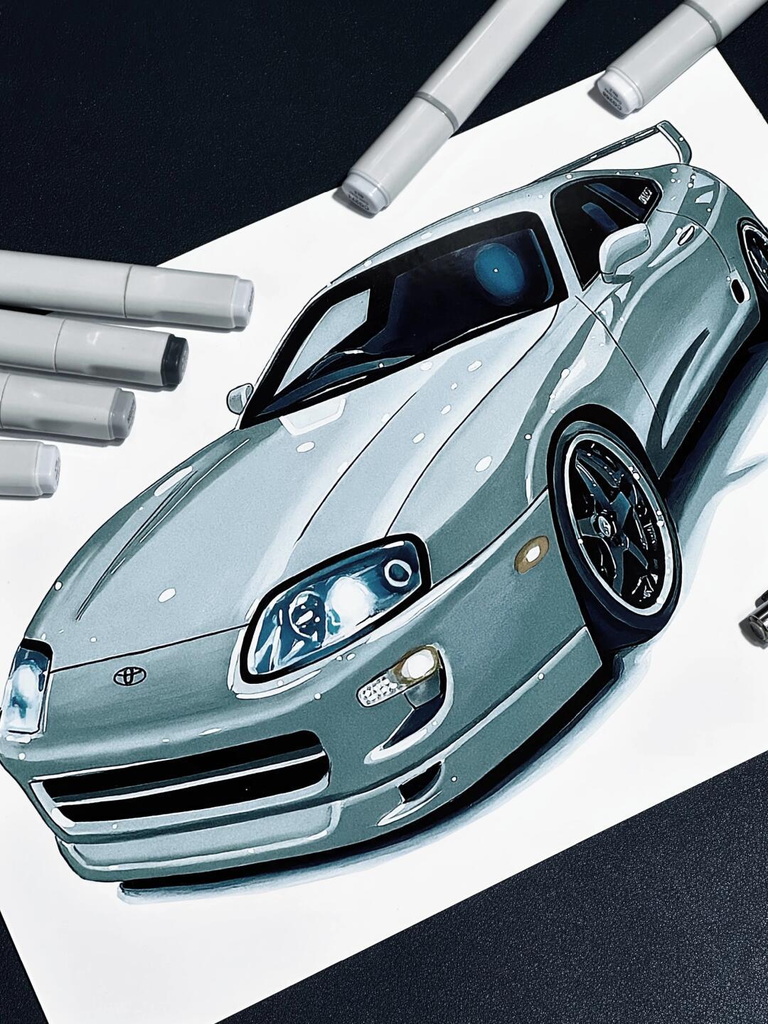 "🎨手绘supra a80