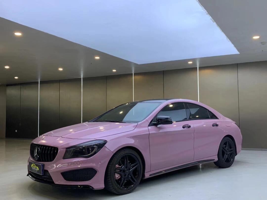 16年奔驰cla220无框轿跑车,2.0t 四驱 184 匹马力小飞机,翻毛皮座