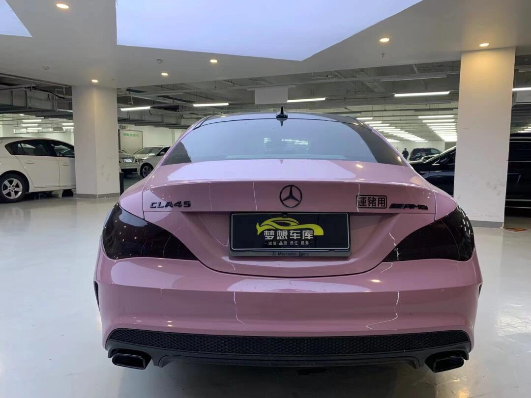 16年奔驰cla220无框轿跑车,2.0t 四驱 184 匹马力小飞机,翻毛皮座