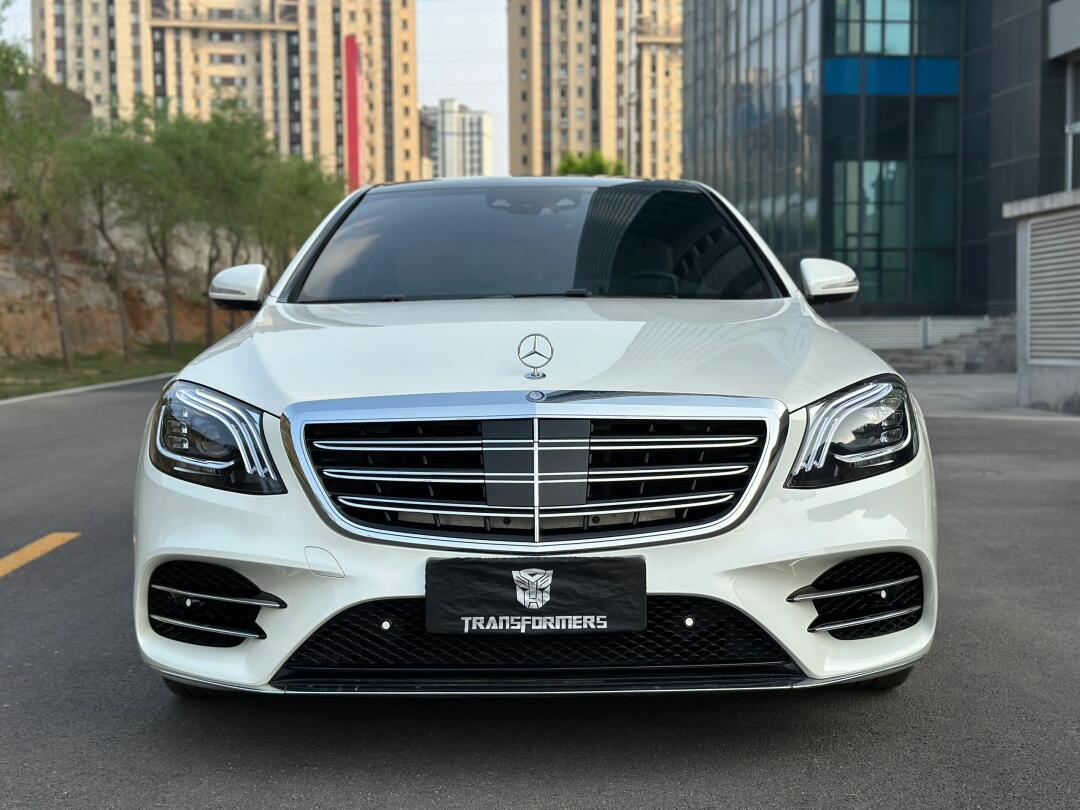 最美奔驰s级别 价格不高 15年奔驰s320l 商务版 最优雅的白外棕内 可