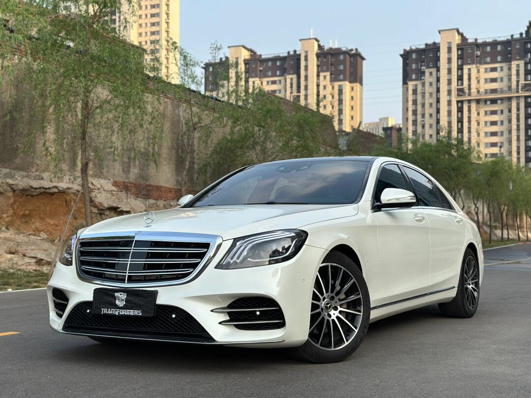 最美奔驰s级别 价格不高 15年奔驰s320l 商务版 最优雅的白外棕内 可