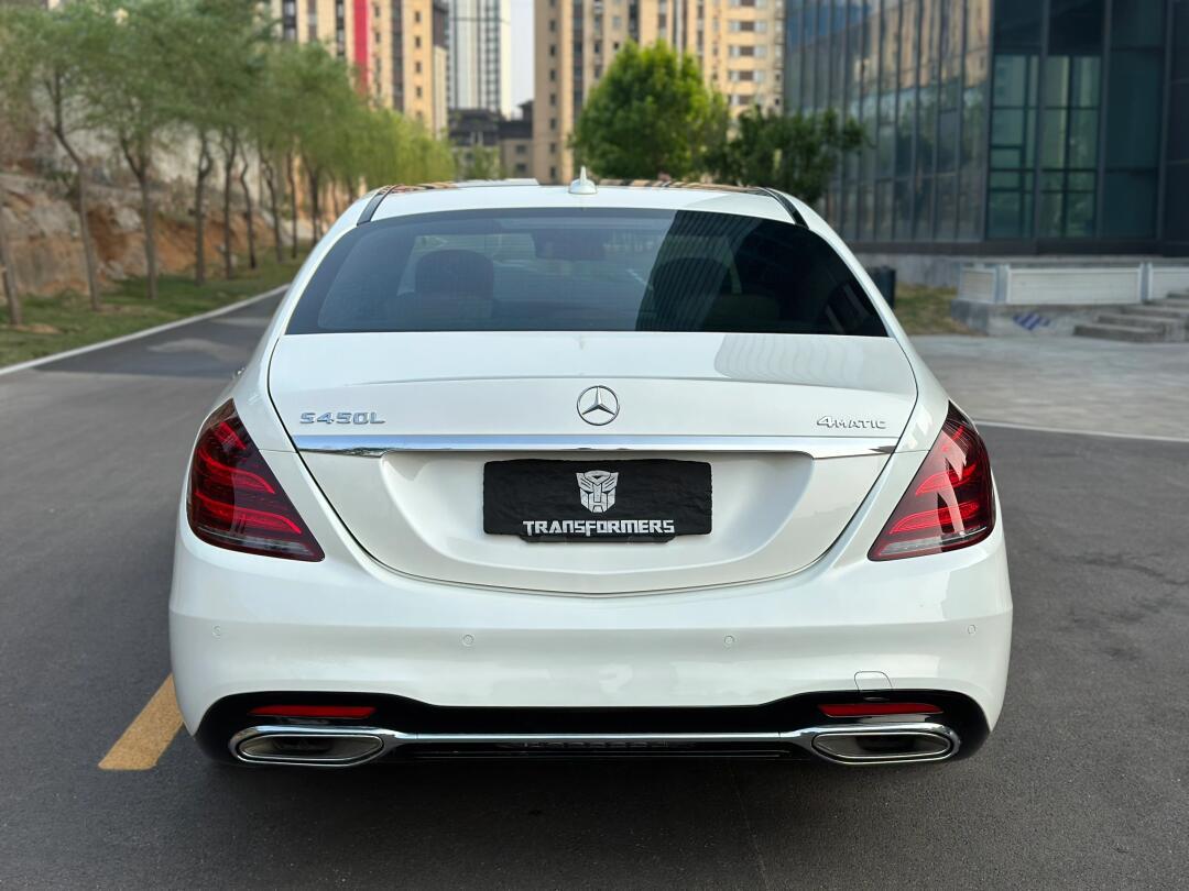 最美奔驰s级别 价格不高 15年奔驰s320l 商务版 最优雅的白外棕内 可