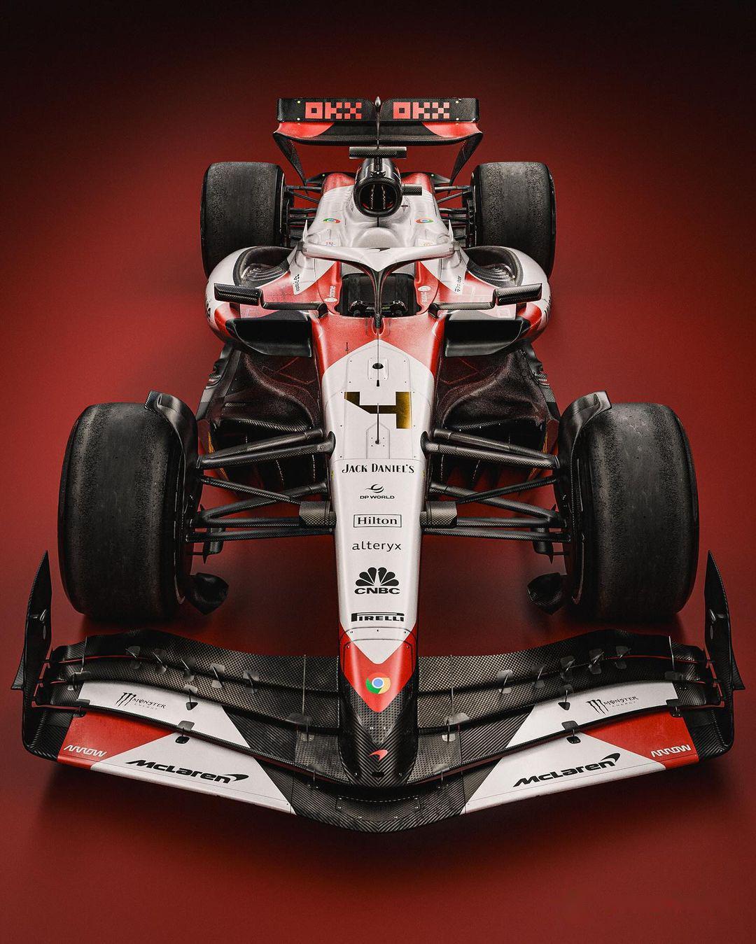 诺里斯f1首冠 塞纳逝世三十周年纪念涂装～(概念设计by simon ramam