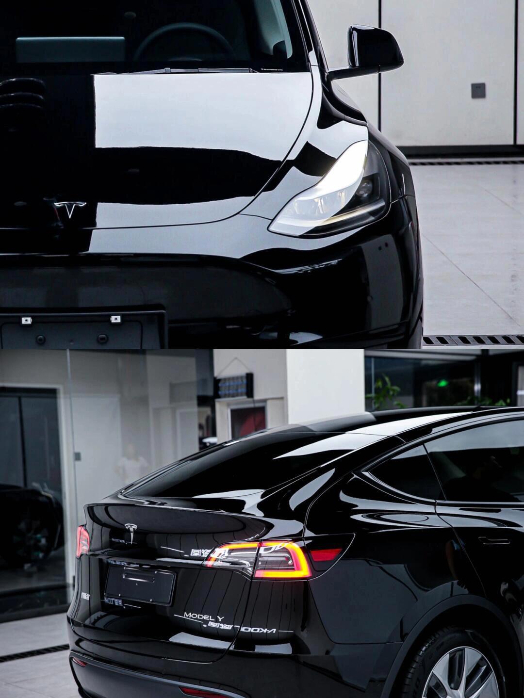 特斯拉model y新车落地装贴bop挑战者系列隐形车衣77bop5g隔热膜