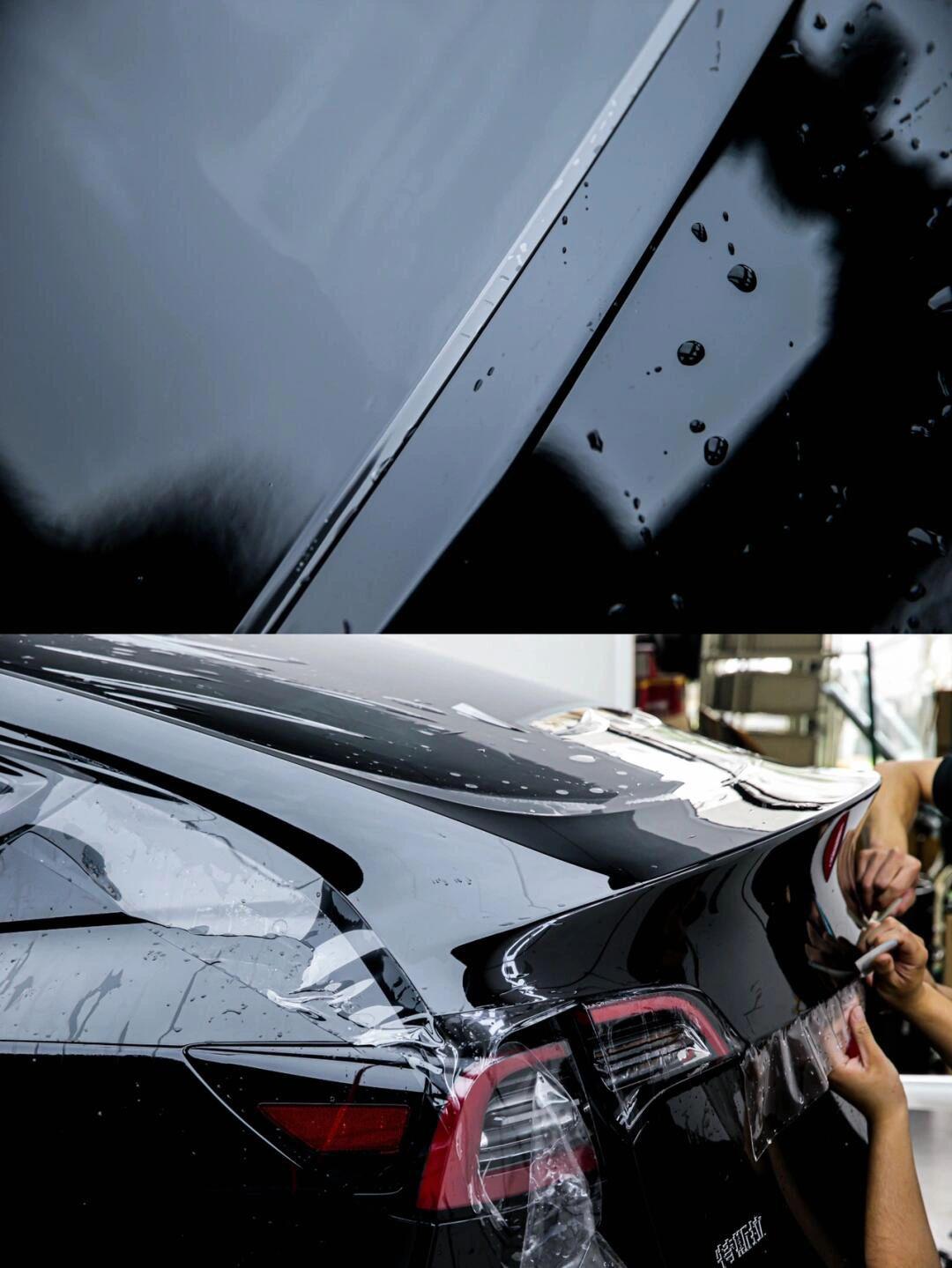 特斯拉model y新车落地装贴bop挑战者系列隐形车衣77bop5g隔热膜