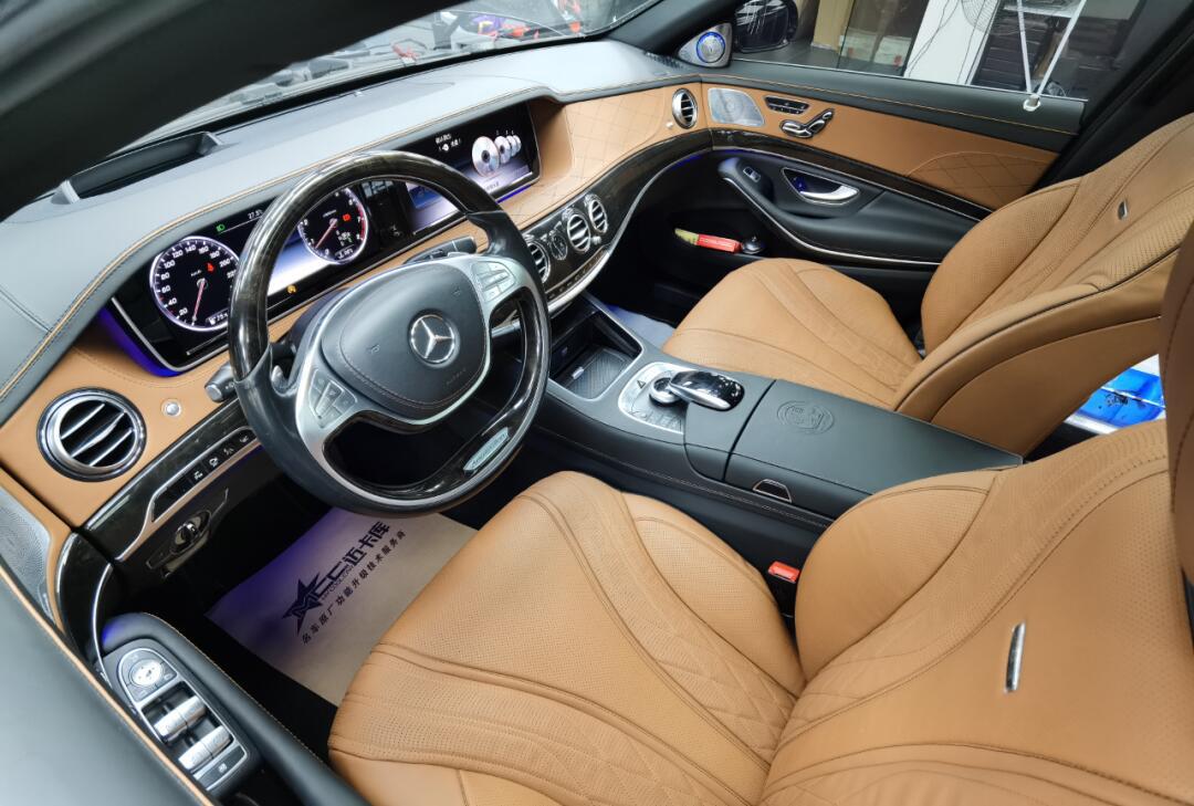 老车的内饰陈旧了怎么办?奔驰s500内饰翻新