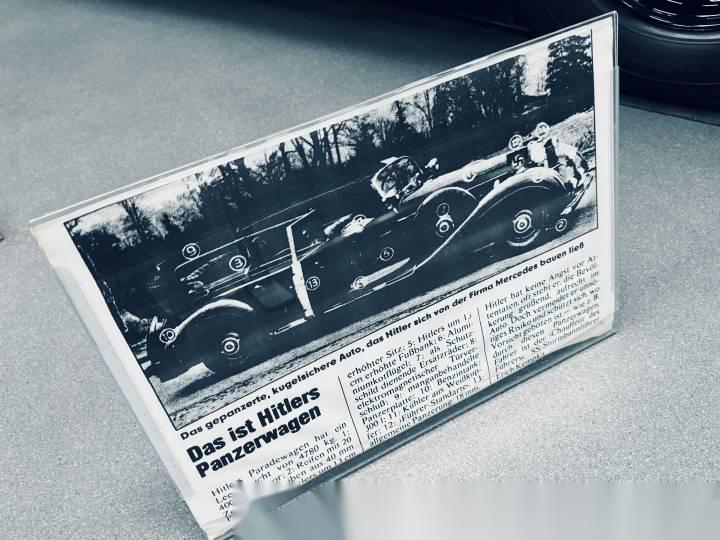 小胡子的奔驰g4(现在奔驰g的前身) 原配防弹玻璃 当年奔驰做工太好了